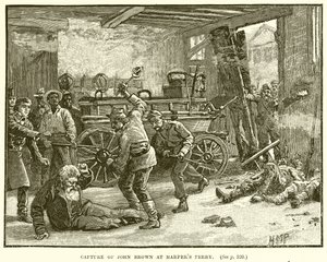 Gevangenneming van John Brown in Harpers Ferry door English School