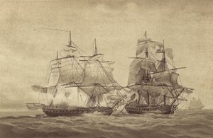Verovering van het Franse fregat l