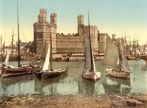 Kasteel van Carnarvon door English School
