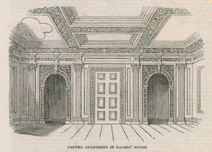 Uitgesneden kamer in Balmes Huis door English School