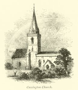 Cassington kerk door English School