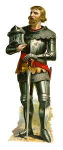 Cavaleriesoldaat uit de tijd van koning Richard II, 1377-1399 door English School