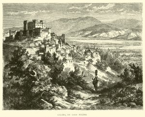 Celano, aan het Lago Fucino door English School