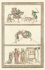 Cenelm, koning van Mercia, jacht, moord op koning, abdis, non en kluizenaar door English School