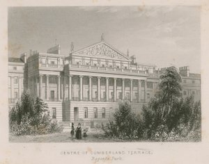 Centrum van Cumberland Terrace, Regents Park, Londen