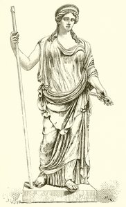 Ceres gevonden in Ostia in 1856 (Museum van het Vaticaan) door English School