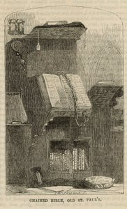 Geketende bijbel, Oude St. Pauls