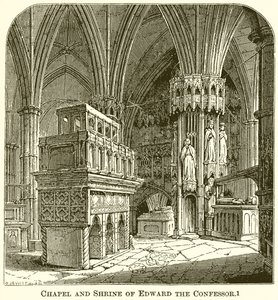 Kapel en schrijn van Eduard de Belijder door English School