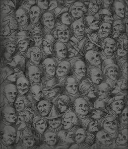 Personages en karikaturen, begin 19e eeuw