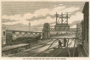 Charing Cross Station, Londen: Het Sein Station aan het noordelijke uiteinde van de brug door English School
