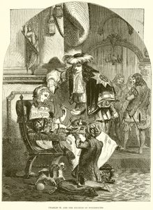 Karel II en de hertogin van Portsmouth door English School