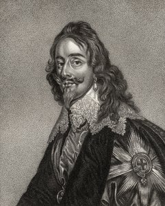 Karel I, gegraveerd door Bocquet, uit 