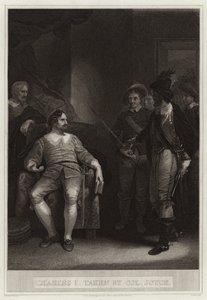 Karel I gevangen genomen door kolonel Joyce door English School