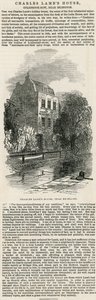 Charles Lambs Huis, nabij Islington door English School