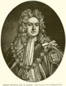 Charles Montague, Graaf van Halifax door English School