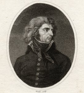 Charles XIV (1783-1844) Koning van Zweden en Noorwegen (1818-44) gegraveerd door Heath, uit 