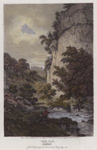 Chee Tor, aan de rivier de Wye, Derbyshire
