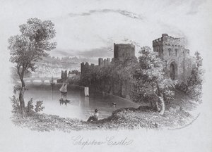 Kasteel van Chepstow door English School