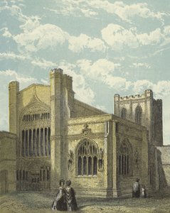 Chester Cathedral, zuidwestelijk uitzicht door English School
