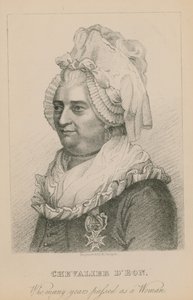 Chevalier DEon, die vele jaren als vrouw doorbracht door English School