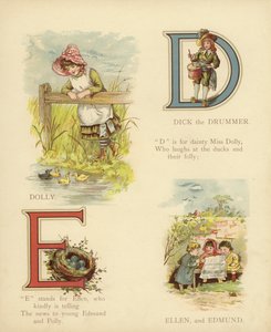 Kindernamen: Dick de Drummer, Dolly, Ellen, Edmund