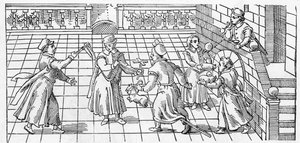 Kinderspelen: de Rammelaar, de Molen, het Hobbypaard en bellen blazen door English School