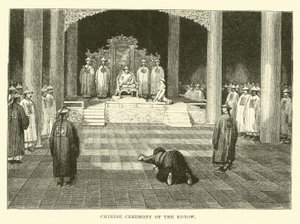 Chinese ceremonie van de Kotow