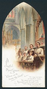 Koor dat in de kerk zingt