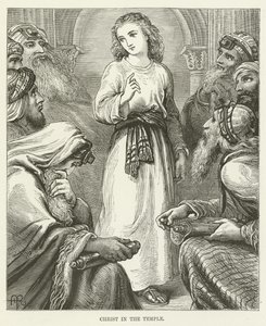Christus in de Tempel door English School