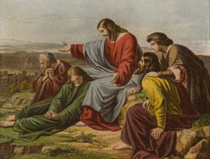 Christus huilt over Jeruzalem door English School