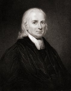 Christian Friedrich Schwartz (1726-96) uit Gallery of Portraits, gepubliceerd in 1833