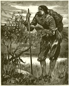 Christen zoals gezien door Bunyan in zijn droom. Ik zag een man gekleed in vodden