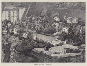 Eerste Kerstdag aan Boord van een Opleidingsschip door English School