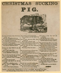 Kerstzuigbig, vers gedateerd 1863