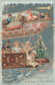 Kerstluchtballon door English School