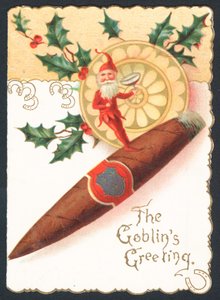 Kerstkaart - De groet van de kabouters door English School