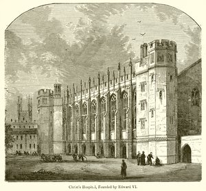 Christs Hospital, gesticht door Edward VI door English School