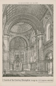 Kerk van het Oratorium Brompton door English School