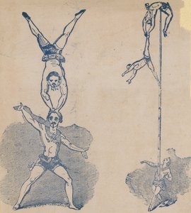 Circus acrobaten door English School