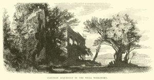Claudiaans aquaduct in de Villa Wolkonsky door English School
