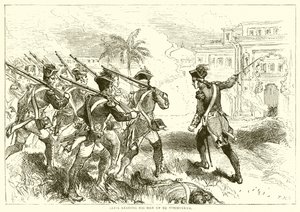 Clive leidt zijn mannen naar Conjeveram (1751)