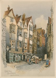 Cloth Fair, Smithfield, Londen door English School