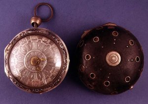 Koetsklok, met alarm en herhaling, door Cabrier uit Londen, ca. 1775