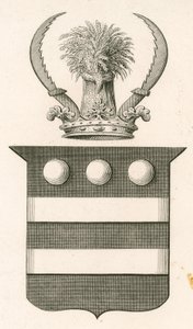 Wapen van Sir Edward Hungerford door English School