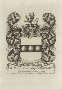 Wapen van William Penn door English School