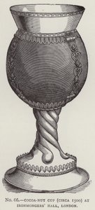 Kokosnootbeker (circa 1500) in Ironmongers