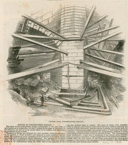 Cofferdam, Westminster Bridge door English School