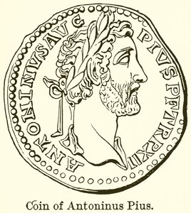 Munt van Antoninus Pius door English School