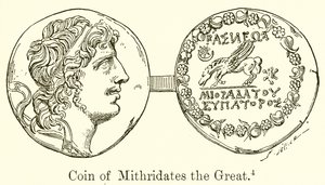 Munt van Mithridates de Grote door English School