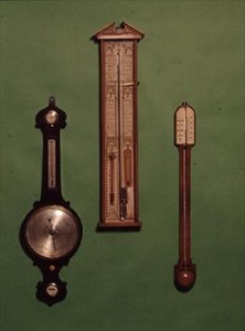Collectie Victoriaanse barometers, ca. 1880